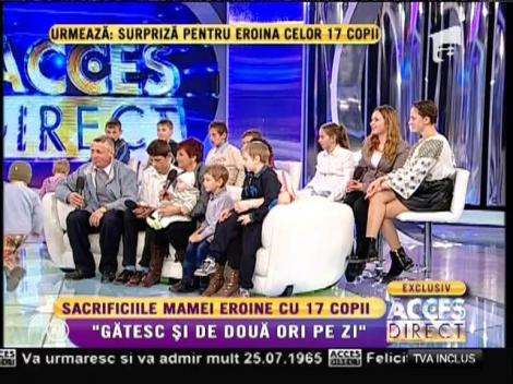 Sacrificiile mamei eroine cu 17 copii