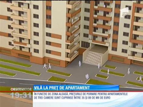 Vilă la preţ de apartament