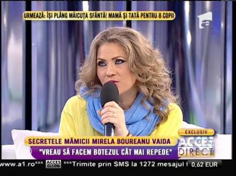Mirela Boureanu Vaida a făcut marele anunţ! TOTUL despre botezul fetiţei sale, micuţa Carla Maria