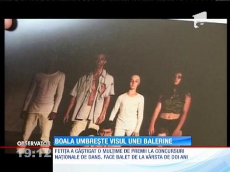 Boala umbrește visul unei balerine