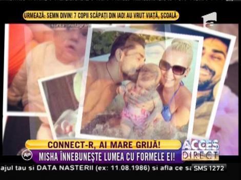 Soția lui Connect-R face senzație cu formele ei!