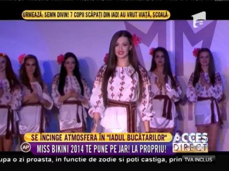 Fosta Miss Bikini 2014 încinge atmosfera în ”Iadul Bucătarilor””