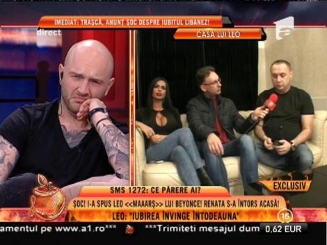 Leo de la Strehaia: "Sunt şocat. Nu-mi vine să cred că m-am împăcat cu Renata"