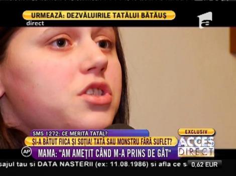 Tată sau monstru fără suflet! Și-a bătut fiica și soția!