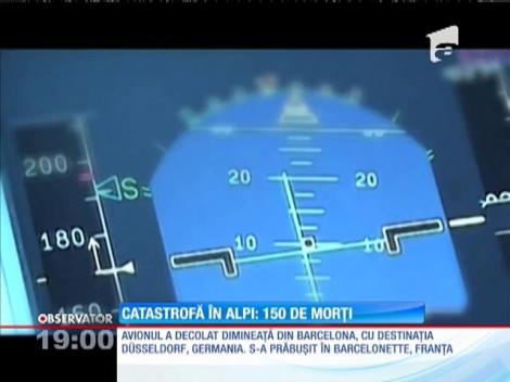 UPDATE! Europa e în şoc! Catastrofă aviatică în Alpii Francezi! 150 de oameni au murit