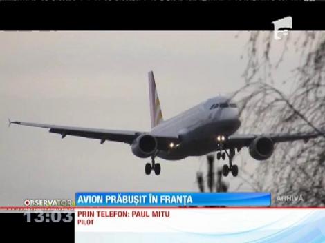 Avion cu cu 148 de oameni la bord, prăbuşit în Franța!