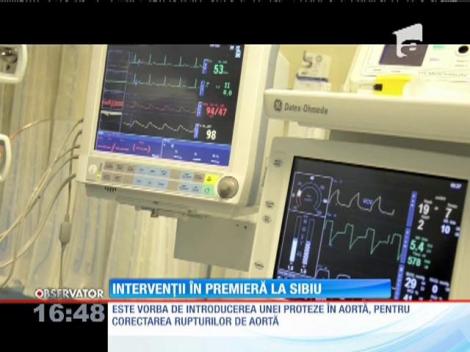 Medicii din Sibiu fac operații în premieră pe ţară