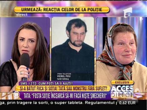 Viorel Peiu, tatăl bătăuș: "Fosta soție încearcă să-mi facă niște smecherii!"