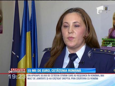 15 mii de euro pentru a obţine cetăţenia română
