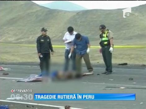 Tragedie rutieră în Peru. 37 de oameni au murit şi peste 80 au fost răniţi