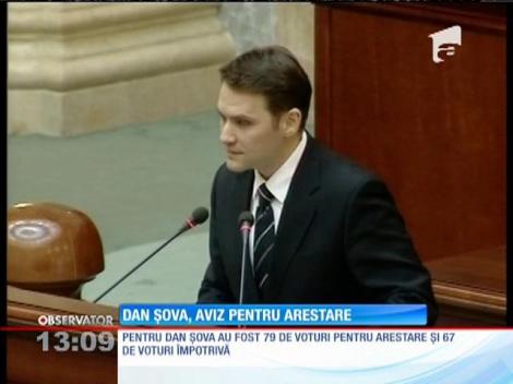 Dan Şova, aviz pentru arestare