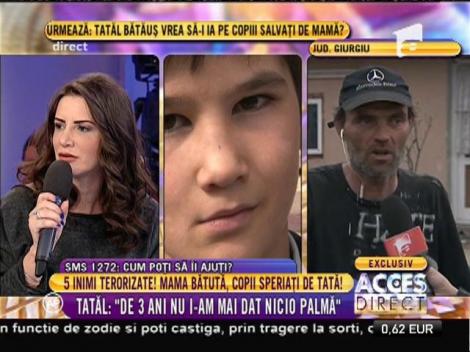 Iulius, tatăl copiilor, se apără:  "Cum să lovesc un om bolnav de inimă?"