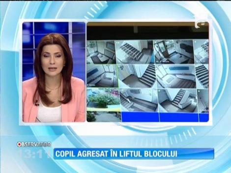 Copil agresat în liftul blocului