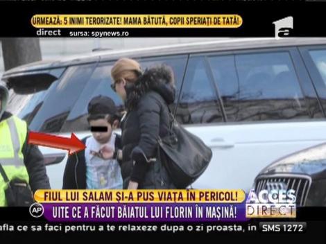 Fiul lui Florin Salam și-a pus viața în pericol!