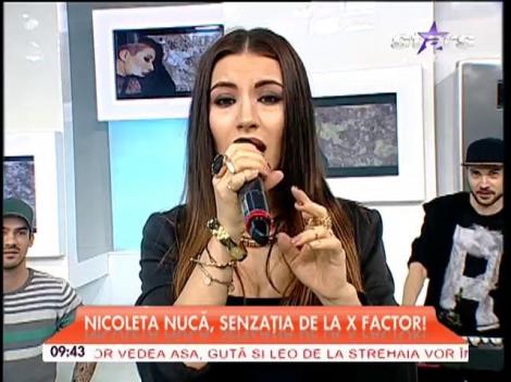 Nicoleta Nucă e dovada că X Factor schimbă vieţi! Fosta concurentă a încins atmosfera cu hitul "Nu sunt", la Antena Stars