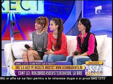 Nicoleta, tânăra mutilată pe viață de un șofer inconștient: "Am stat în comă cinci zile!"