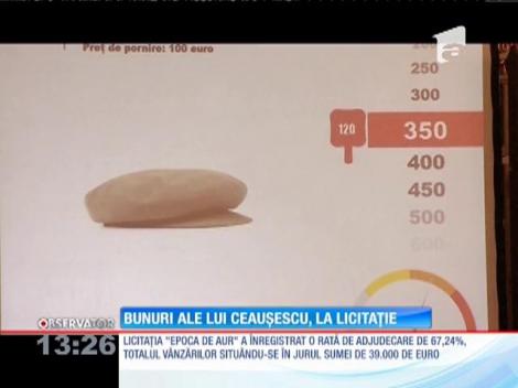 Bunuri ale lui Ceauşescu, scoase la licitaţie