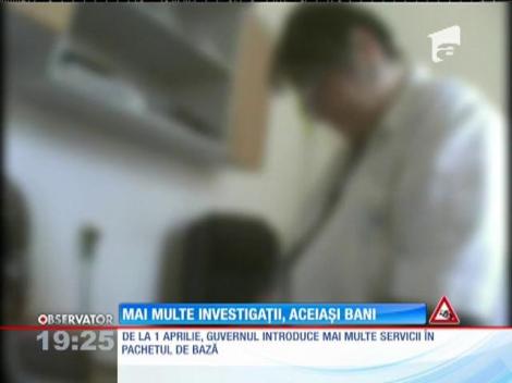 Pachetul de bază pentru consultaţiile medicale, mult mai generos de la 1 aprilie