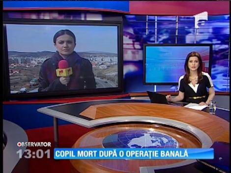 Copil mort după o operaţie banală