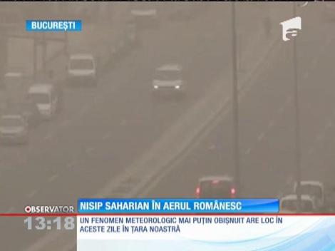 Nisip saharian în aerul românesc