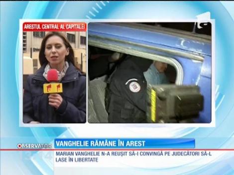 Vanghelie rămâne în arest