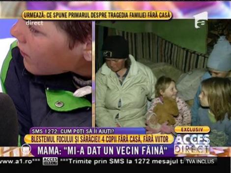 Șase suflete trăiesc cu 400 de lei! Mama: "Am trecut iarna cu ajutorul lui Dumnezeu!"