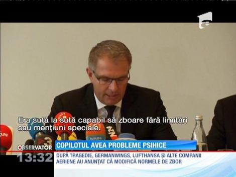 Copilotul avionului prabusit avea probleme psihice