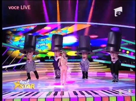 Talent scos din joben! Georgiana ne-a răsfăţat cu un moment antrenant