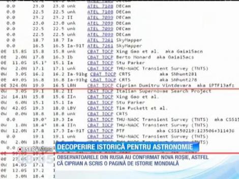 România a intrat în istoria astronomiei cu o descoperire rară