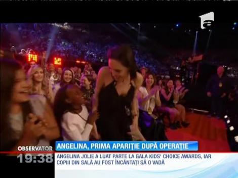 Angelina Jolie, prima apariţie după operaţie