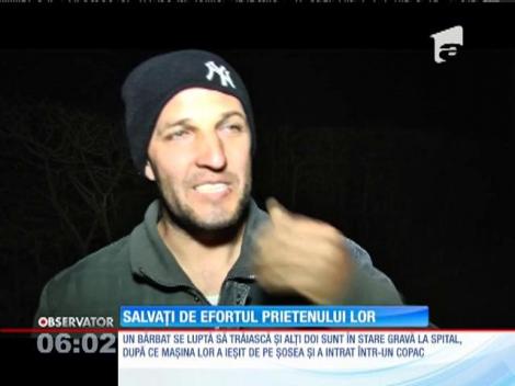 Trei oameni erau să-şi piardă viaţa pe un drum din Satu Mare