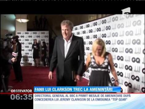 Fanii lui Jeremy Clarkson au trimis amenințări directorului general al BBC