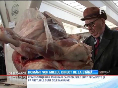Românii vor mielul direct de la stână