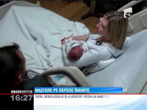 Un copil s-a născut în mașina părinților
