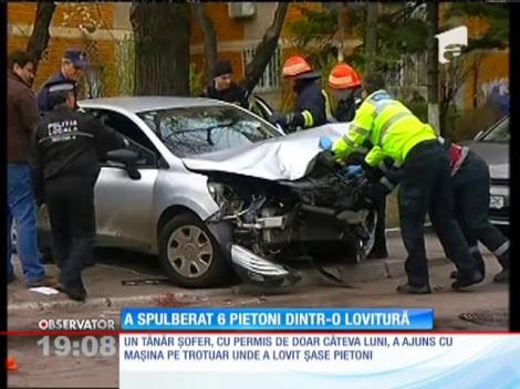 A spulberat 6 pietoni dintr-o lovitură