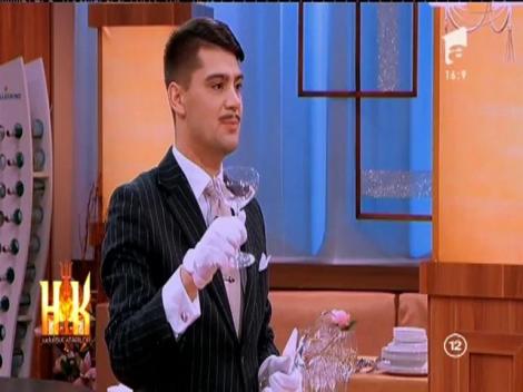 Lecția de ELEGANȚĂ! Virgil Mănescu le detaliază concurenților modul în care se face mise en place-ul