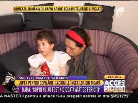 Cei 4 copii părăsiți în moară zâmbesc cu tot sufletul