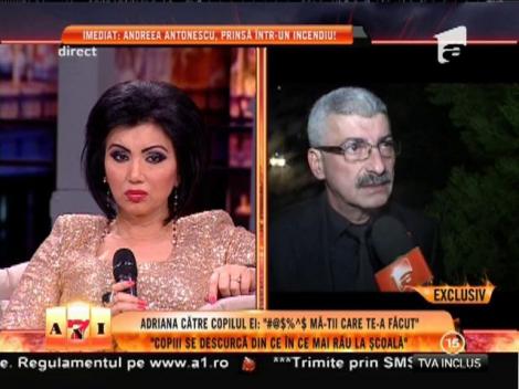 Silviu Prigoană: ”Am făcut plângere penală împotriva Adrianei. Copilul mi-a spus că a fost bătut!”