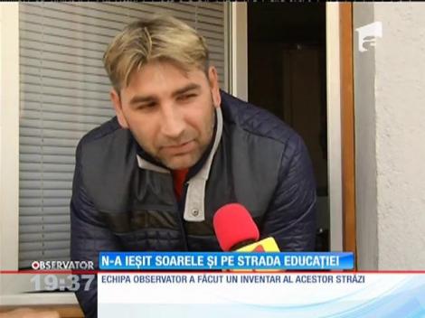 N-a ieșit soarele și pe strada Educației