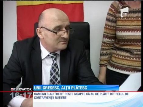 Amenzi rutiere pentru bătrâni fără carnet de conducere