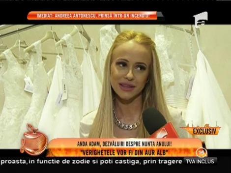 Anda Adam, dezvăluiri despre nunta anului: ”Va fi o super petrecere”