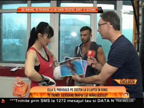 Costin Mărculescu, provocat de fosta soție la un meci de box!