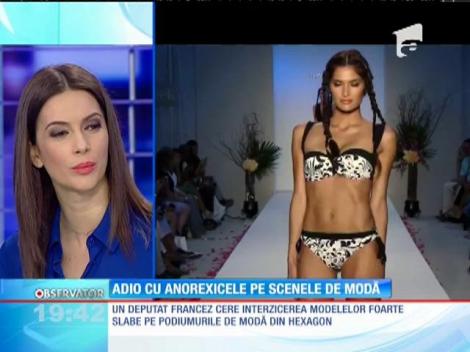 Un deputat francez vrea să le interzică fetelor slabe să mai urce pe podium