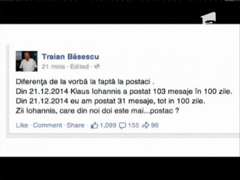 Mircea Badea: "Traian Băsescu își muta chiloții și n-a văzut declarațiile lui Klaus Iohannis"