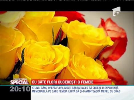Special! Cu câte flori cucerești o femeie
