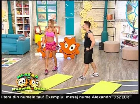 Fitness la Neatza! Exerciții cu săritură la orizontală
