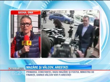 Radu Mazăre şi Darius Vâlcov, arestaţi