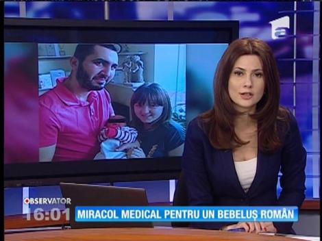 Bebeluşul a doi români este protagonistul unei premiere medicale europene