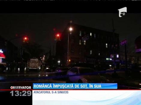Româncă împuşcată de soţ, În SUA