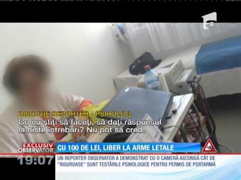 Cu 100 de lei, oricine este apt să folosească o armă letală!